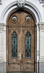 Image showing Wooden door