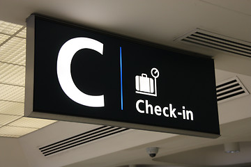 Image showing Check in