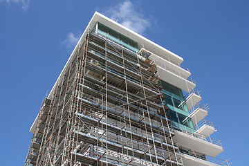 Image showing Skyscraper construction