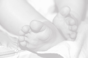 Image showing Baby feet