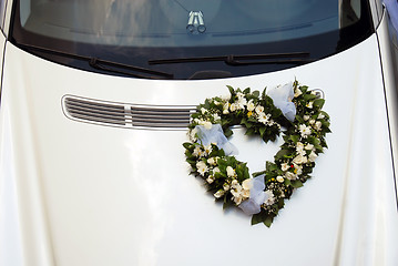 Image showing Wedding car