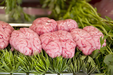 Image showing cow brains in butcher shop