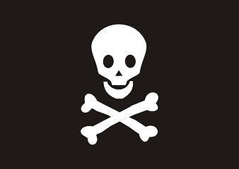 Image showing Pirates Flag