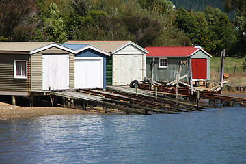 Image showing Boat garages