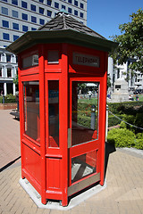 Image showing New Zealand phone box