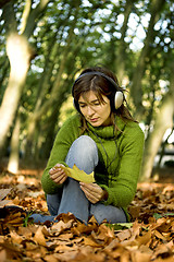 Image showing Listening Music