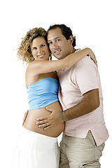 Image showing Couple expecting a baby