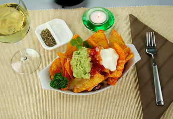 Image showing Vegetarian Nachos