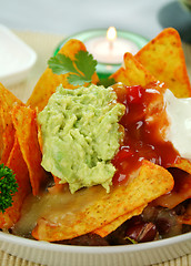 Image showing Vegetarian Nachos