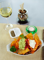 Image showing Vegetarian Nachos