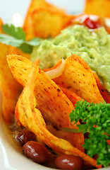 Image showing Vegetarian Nachos