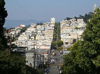 Image showing San Francisco From Lombard Street