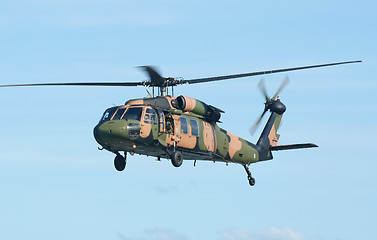 Image showing Army Blackhawk Chopper