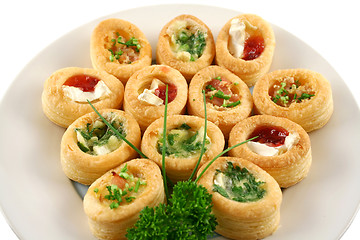 Image showing Assorted Vol Au Vonts