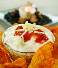 Image showing Mexican Dip With Nachos