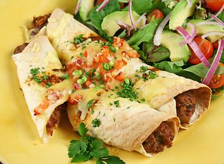 Image showing Beef And Bean Enchiladas 3