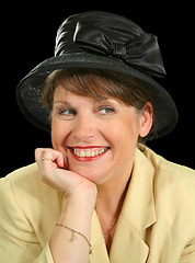 Image showing Smiling Woman In Hat