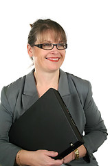 Image showing Businesswoman With Laptop