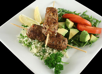 Image showing Koftas And Couscous 1