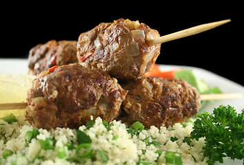 Image showing Koftas And Couscous 2