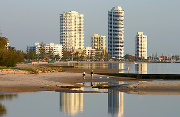 Image showing Walking The Dogs