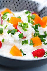 Image showing cottage cheese