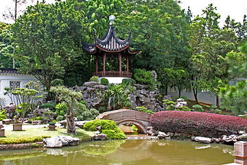 Image showing Chinese Garden in Singapore