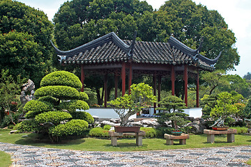 Image showing Chinese Garden in Singapore