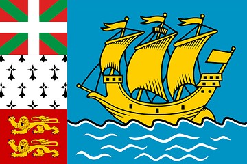 Image showing Saint Pierre And Miquelon Flag