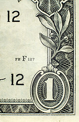 Image showing One Dollar Bill