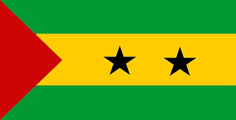 Image showing Flag Of Sao Tome And Principe