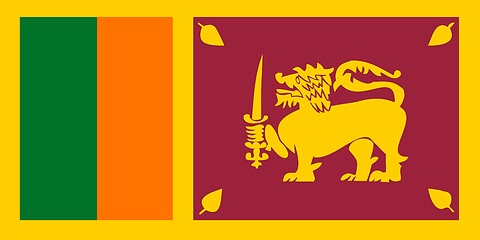 Image showing Sri Lanka Flag