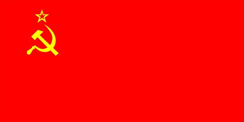 Image showing Flag Of Ussr Soviet Republic