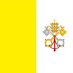 Image showing Vatican Flag