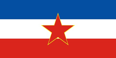 Image showing Flag Of Yugoslavia