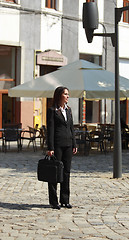 Image showing Businesswoman waiting 