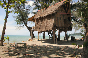 Image showing WOODEN HUT BY DAY