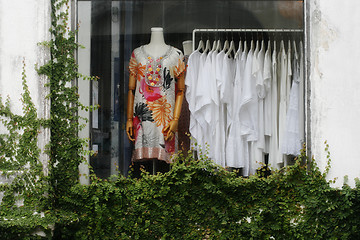 Image showing Clothing store