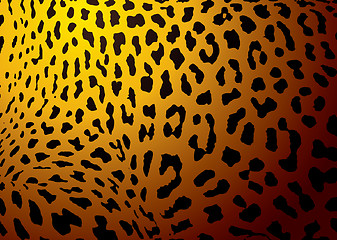 Image showing leopard skin gold