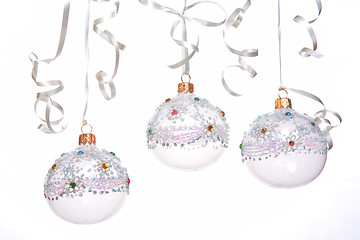 Image showing christmas baubles
