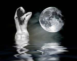 Image showing full moon dream