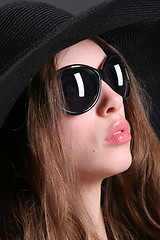 Image showing black sunglasses