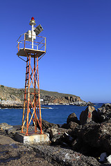 Image showing Harbour light