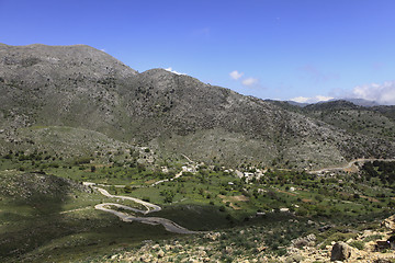 Image showing Asfendos plain in Crete