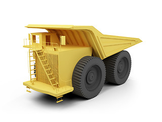 Image showing Isolated big dump truck