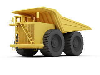 Image showing Isolated big dump truck