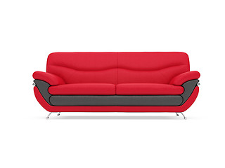 Image showing Sofa over white