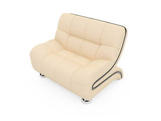 Image showing Sofa over white