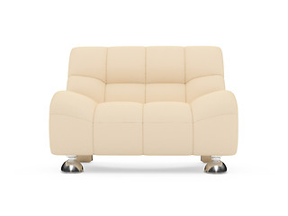 Image showing Sofa over white