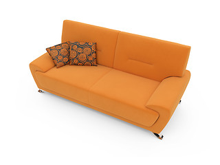 Image showing Sofa over white